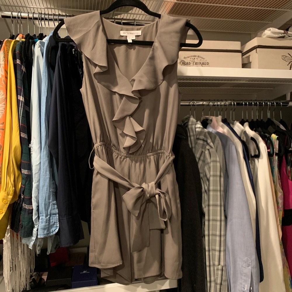 BCBGeneration Romper in Olive!